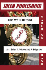 This We'll Defend Marching Band sheet music cover